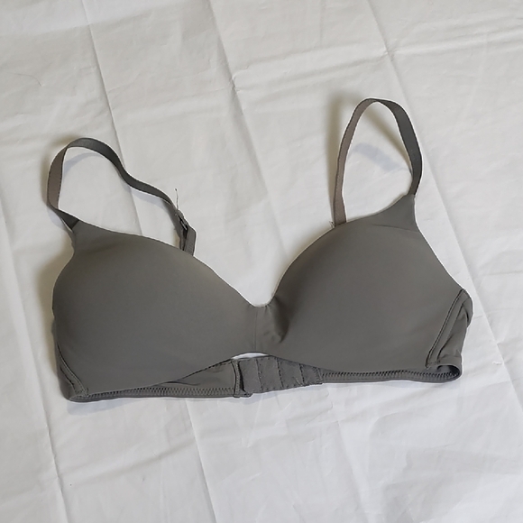 Calvin Klein Gray Wireless Bra with‎ Adjustable Straps - Picture 1 of 7
